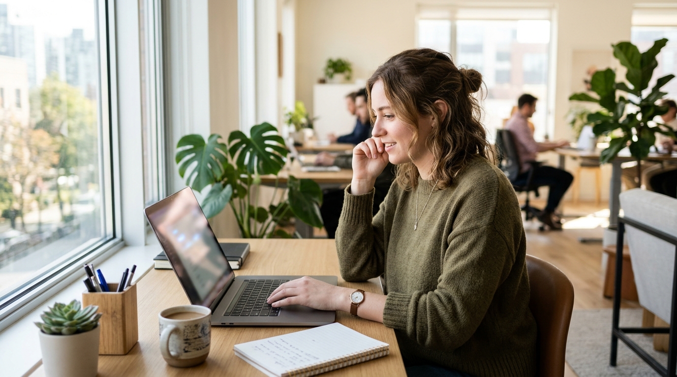An optimized lead form with checklist items like 'qualifying questions' and 'clear call-to-action' ticked off.