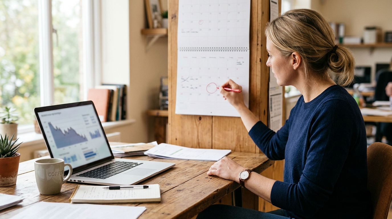 A marketer identifying the exact date that ad performance dropped to diagnose the problem correctly.